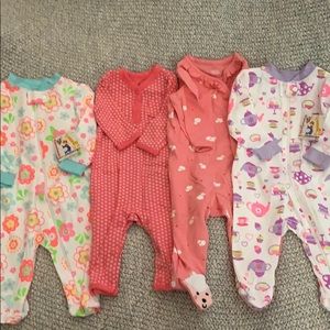 🌹 Baby Girls Sleeper Bundle